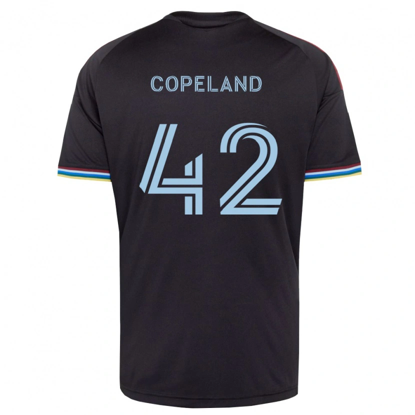 Danxen Herren Josh Copeland #42 Schwarz Himmelblau Heimtrikot Trikot 2026/27 T-Shirt Schweiz