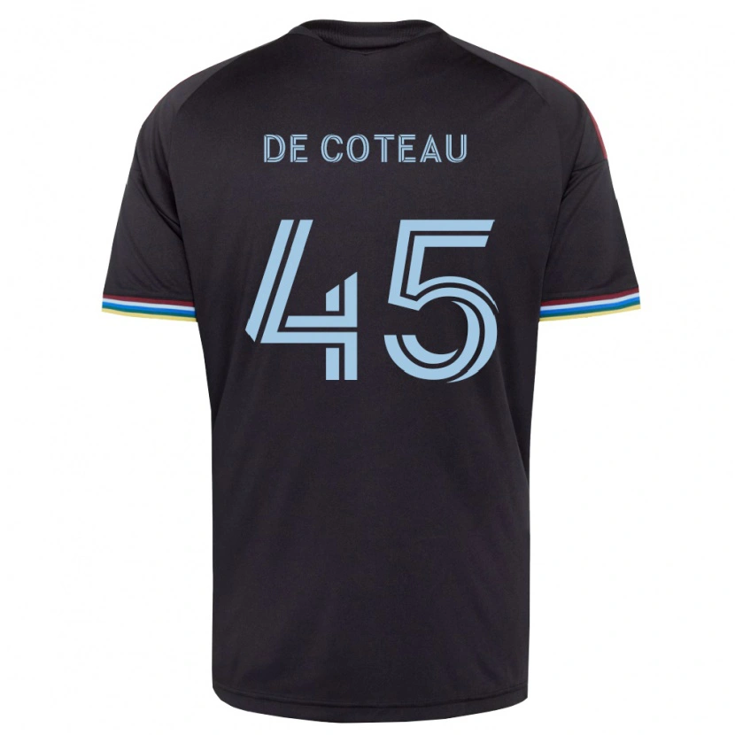 Danxen Herren Jabari De Coteau #45 Schwarz Himmelblau Heimtrikot Trikot 2026/27 T-Shirt Schweiz