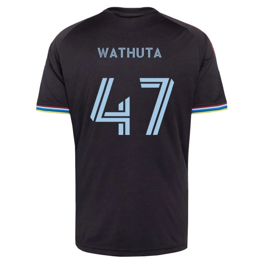 Danxen Herren Sydney Wathuta #47 Schwarz Himmelblau Heimtrikot Trikot 2026/27 T-Shirt Schweiz