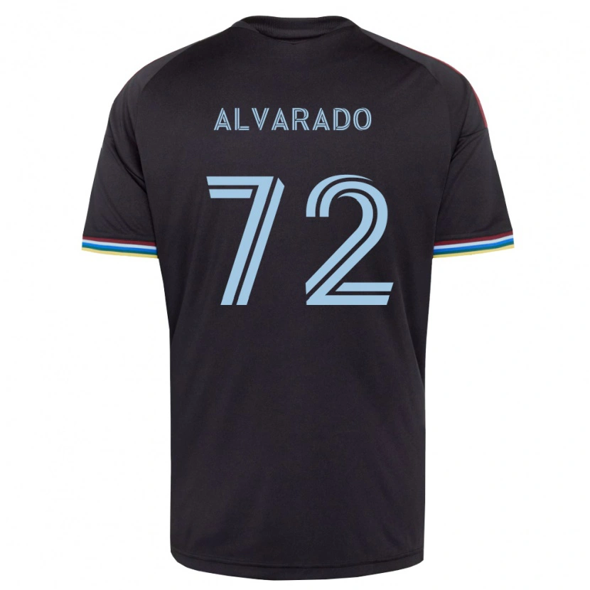 Danxen Herren Miguel Alvarado #72 Schwarz Himmelblau Heimtrikot Trikot 2026/27 T-Shirt Schweiz