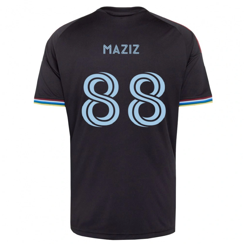 Danxen Herren Youssef Maziz #88 Schwarz Himmelblau Heimtrikot Trikot 2026/27 T-Shirt Schweiz