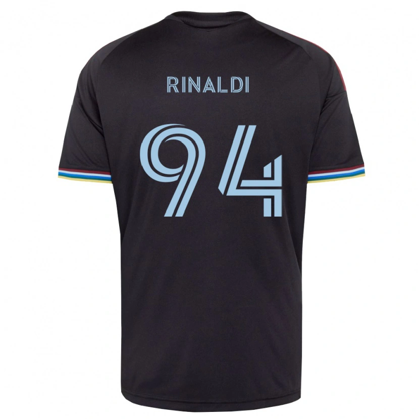 Danxen Herren Vincent Rinaldi #94 Schwarz Himmelblau Heimtrikot Trikot 2026/27 T-Shirt Schweiz