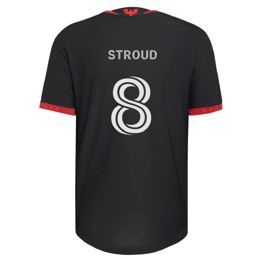 Danxen Herren Jared Stroud #8 Schwarz Weiß Rot Heimtrikot Trikot 2026/27 T-Shirt Schweiz