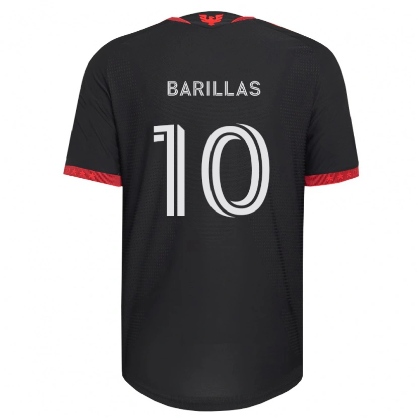 Danxen Herren Mayson Barillas #10 Schwarz Weiß Rot Heimtrikot Trikot 2026/27 T-Shirt Schweiz