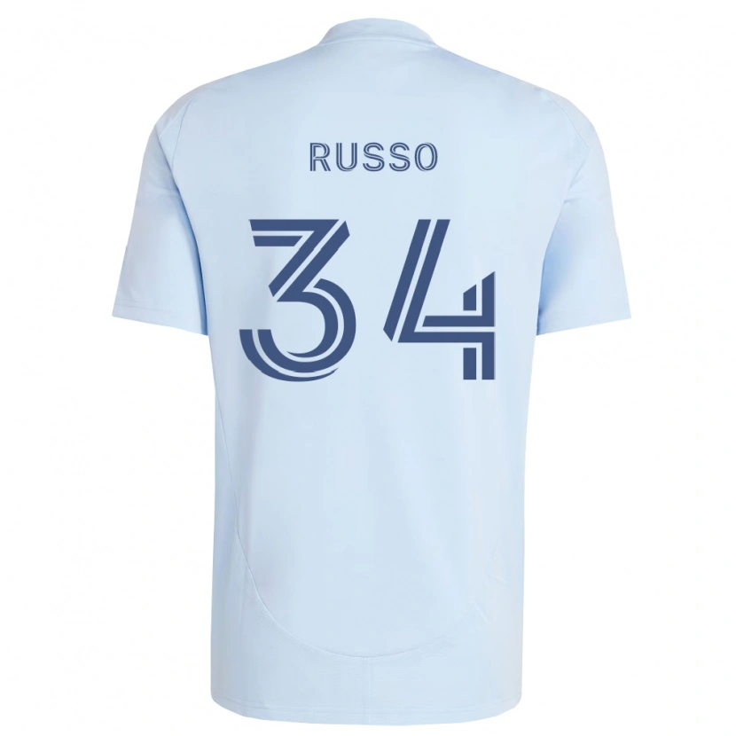 Danxen Herren Daniel Russo #34 Hellblau Hellgrau Heimtrikot Trikot 2026/27 T-Shirt Schweiz