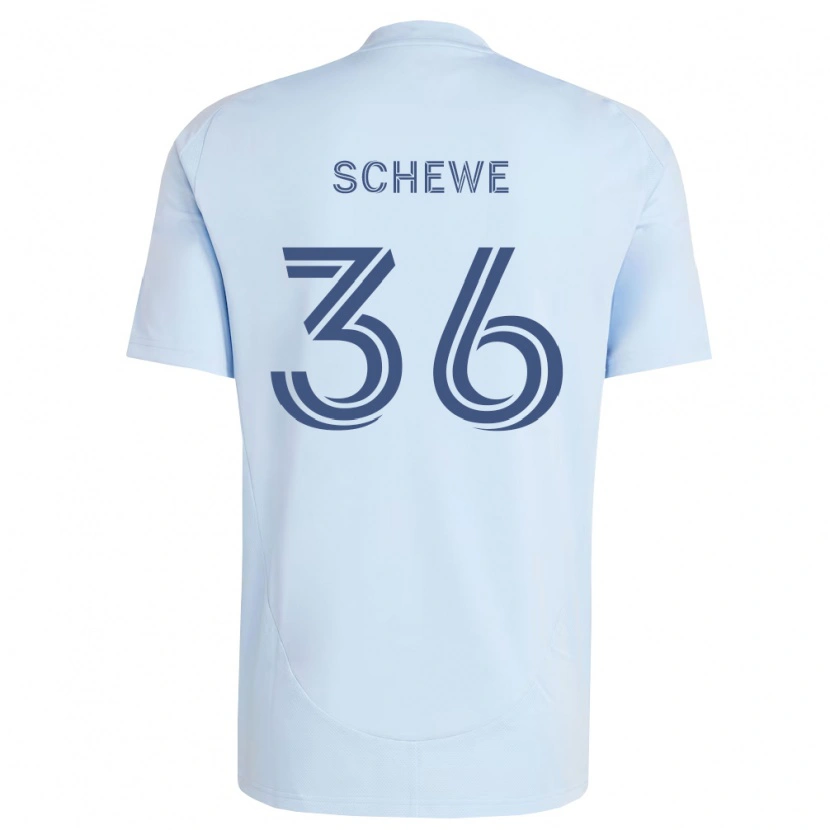 Danxen Herren Ryan Schewe #36 Hellblau Hellgrau Heimtrikot Trikot 2026/27 T-Shirt Schweiz