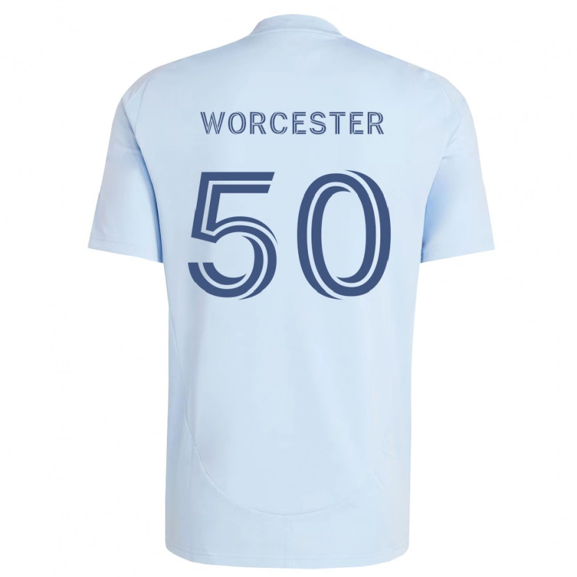 Danxen Herren Sam Worcester #50 Hellblau Hellgrau Heimtrikot Trikot 2026/27 T-Shirt Schweiz