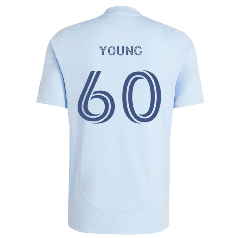 Danxen Herren Nate Young #60 Hellblau Hellgrau Heimtrikot Trikot 2026/27 T-Shirt Schweiz
