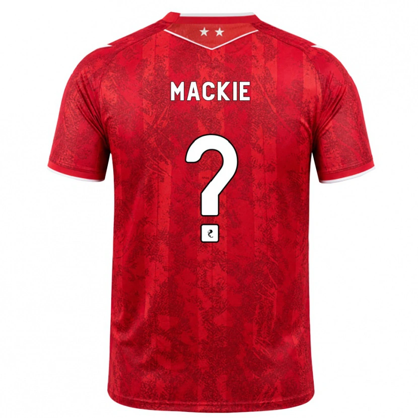 Danxen Herren Fraser Mackie #0 Rot Weiß Heimtrikot Trikot 2026/27 T-Shirt Schweiz