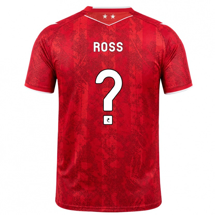 Danxen Herren Dylan Ross #0 Rot Weiß Heimtrikot Trikot 2026/27 T-Shirt Schweiz