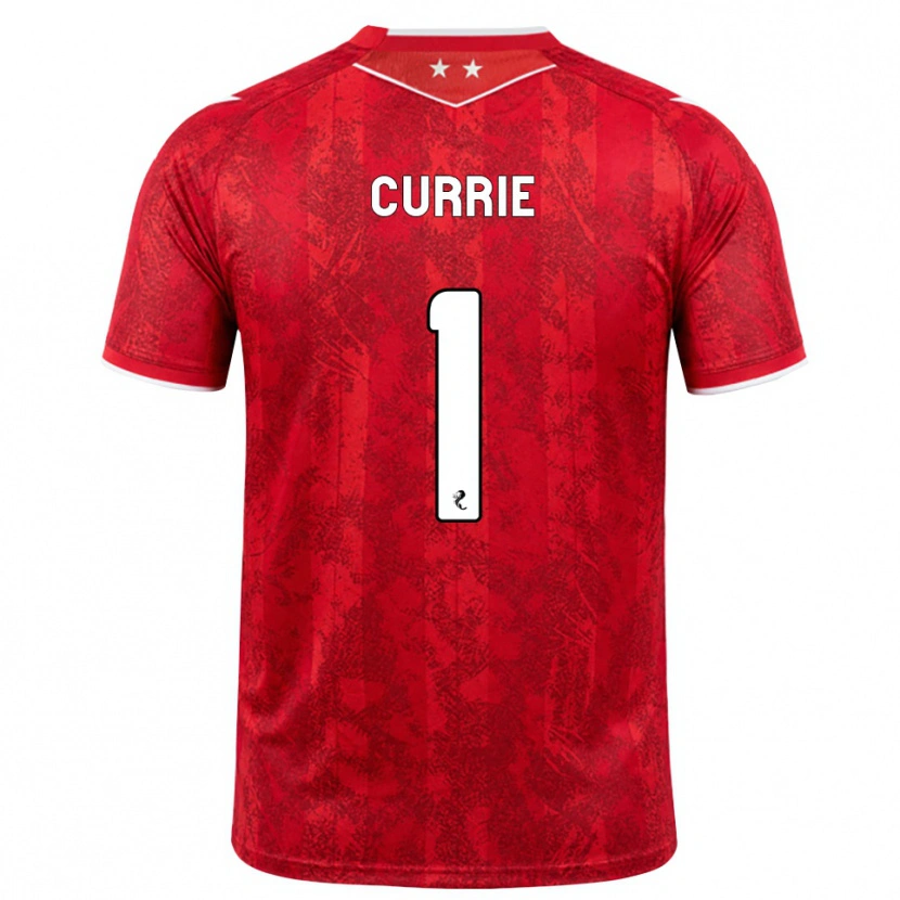 Danxen Herren Jennifer Currie #1 Rot Weiß Heimtrikot Trikot 2026/27 T-Shirt Schweiz