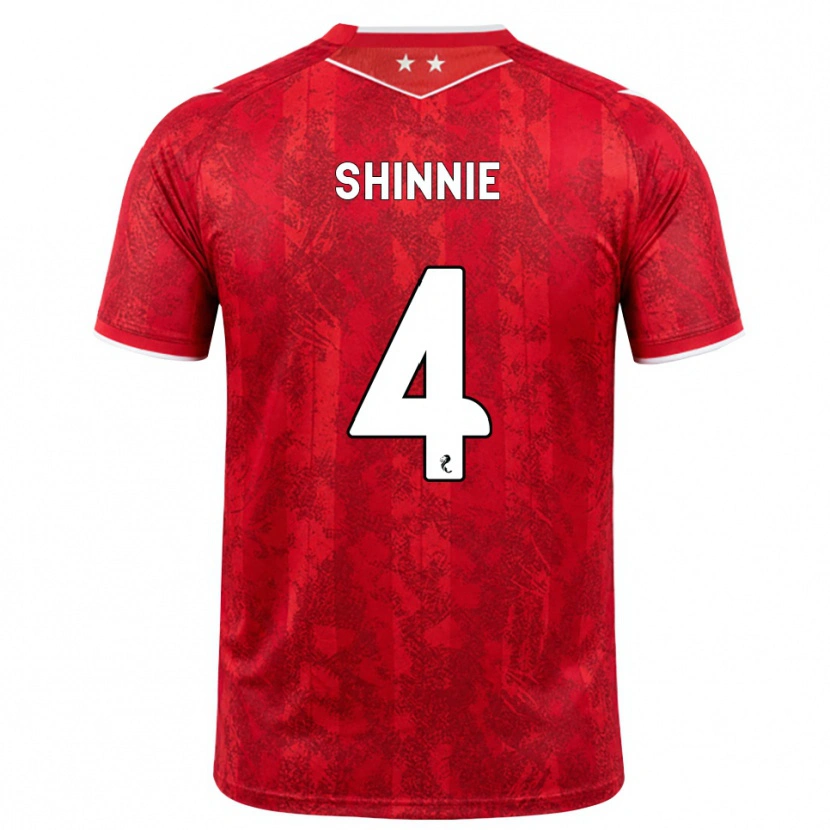Danxen Herren Graeme Shinnie #4 Rot Weiß Heimtrikot Trikot 2026/27 T-Shirt Schweiz