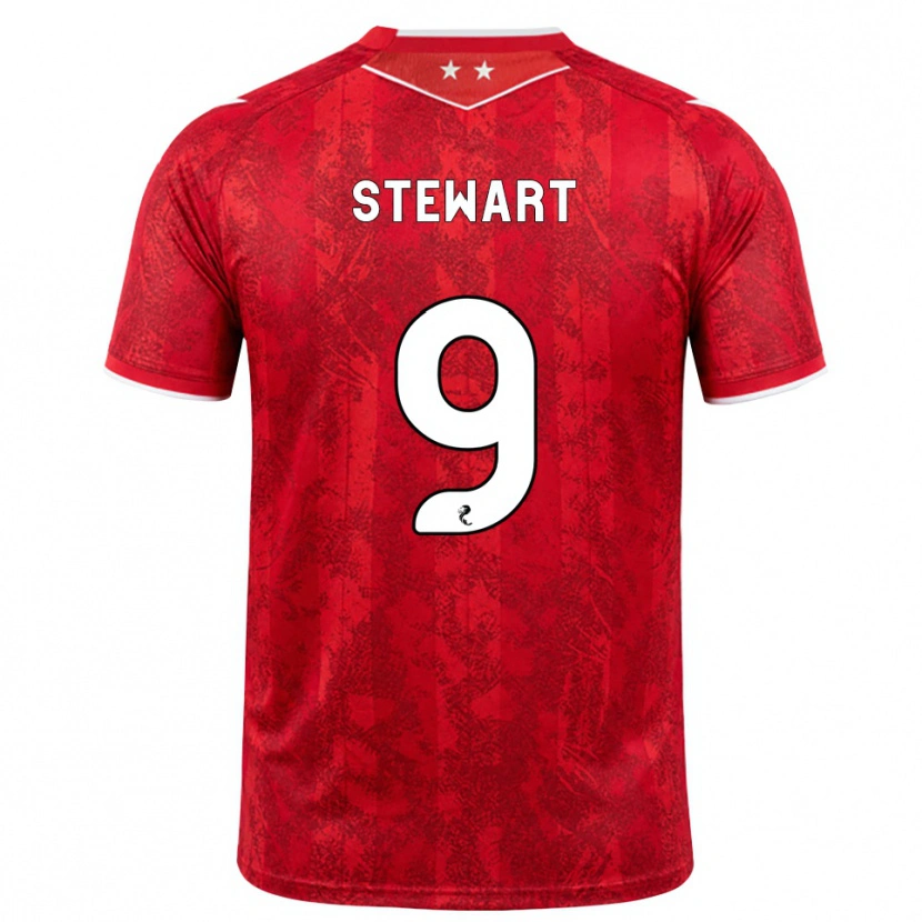 Danxen Herren Hannah Stewart #9 Rot Weiß Heimtrikot Trikot 2026/27 T-Shirt Schweiz