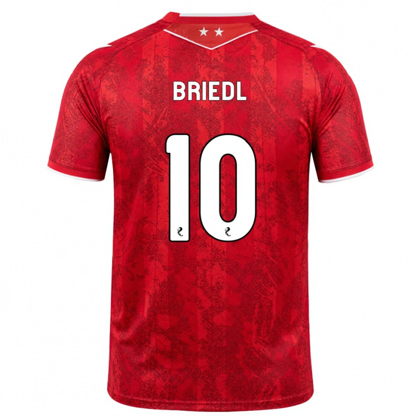 Danxen Herren Alexander Briedl #10 Rot Weiß Heimtrikot Trikot 2026/27 T-Shirt Schweiz