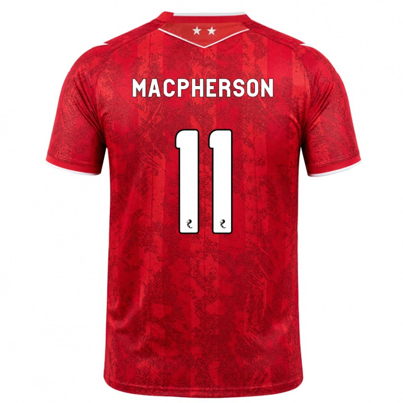 Danxen Herren Keira Macpherson #11 Rot Weiß Heimtrikot Trikot 2026/27 T-Shirt Schweiz