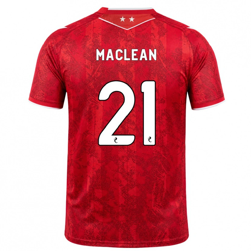 Danxen Herren Miriam Maclean #21 Rot Weiß Heimtrikot Trikot 2026/27 T-Shirt Schweiz