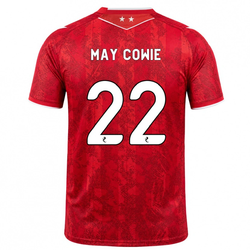 Danxen Herren Ellie May Cowie #22 Rot Weiß Heimtrikot Trikot 2026/27 T-Shirt Schweiz