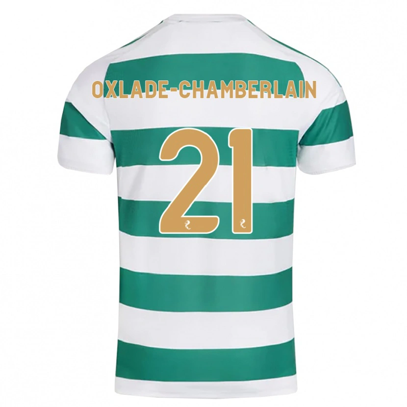 Danxen Herren Alex Oxlade-Chamberlain #21 Darkcyan Weiß Heimtrikot Trikot 2026/27 T-Shirt Schweiz