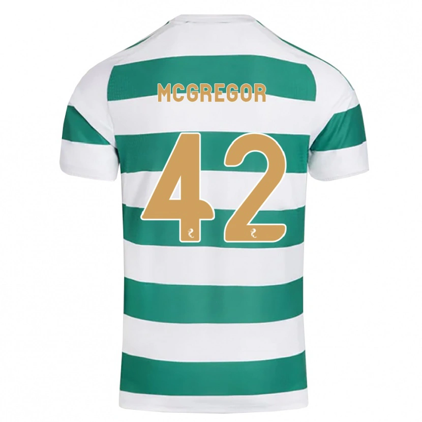 Danxen Herren Callum Mcgregor #42 Darkcyan Weiß Heimtrikot Trikot 2026/27 T-Shirt Schweiz