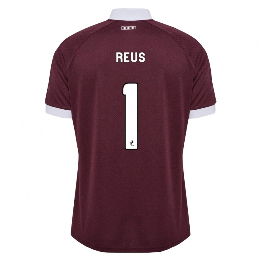 Danxen Herren Beau Reus #1 Burgunder Weiß Heimtrikot Trikot 2026/27 T-Shirt Schweiz
