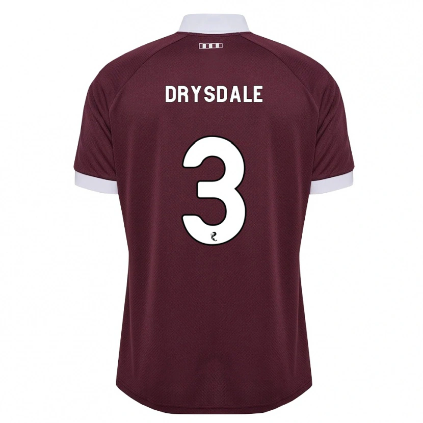 Danxen Herren Ethan Drysdale #3 Burgunder Weiß Heimtrikot Trikot 2026/27 T-Shirt Schweiz