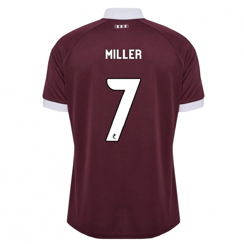 Danxen Herren Calvin Miller #7 Burgunder Weiß Heimtrikot Trikot 2026/27 T-Shirt Schweiz