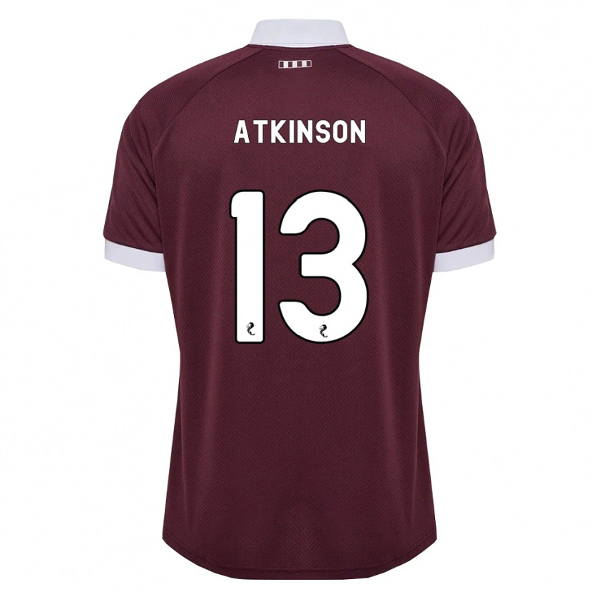 Danxen Herren Nathaniel Atkinson #13 Burgunder Weiß Heimtrikot Trikot 2026/27 T-Shirt Schweiz