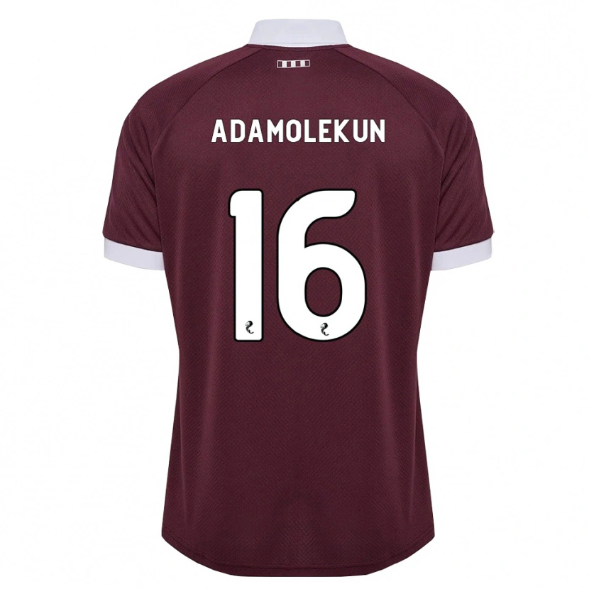 Danxen Herren Olufolasade Adamolekun #16 Burgunder Weiß Heimtrikot Trikot 2026/27 T-Shirt Schweiz