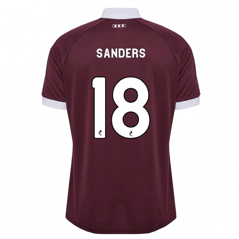 Danxen Herren Charlie Sanders #18 Burgunder Weiß Heimtrikot Trikot 2026/27 T-Shirt Schweiz