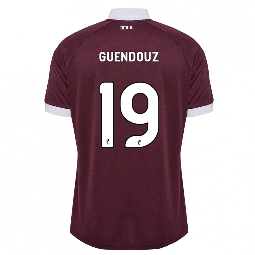 Danxen Herren Sabri Guendouz #19 Burgunder Weiß Heimtrikot Trikot 2026/27 T-Shirt Schweiz