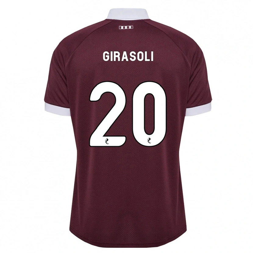 Danxen Herren Carly Girasoli #20 Burgunder Weiß Heimtrikot Trikot 2026/27 T-Shirt Schweiz