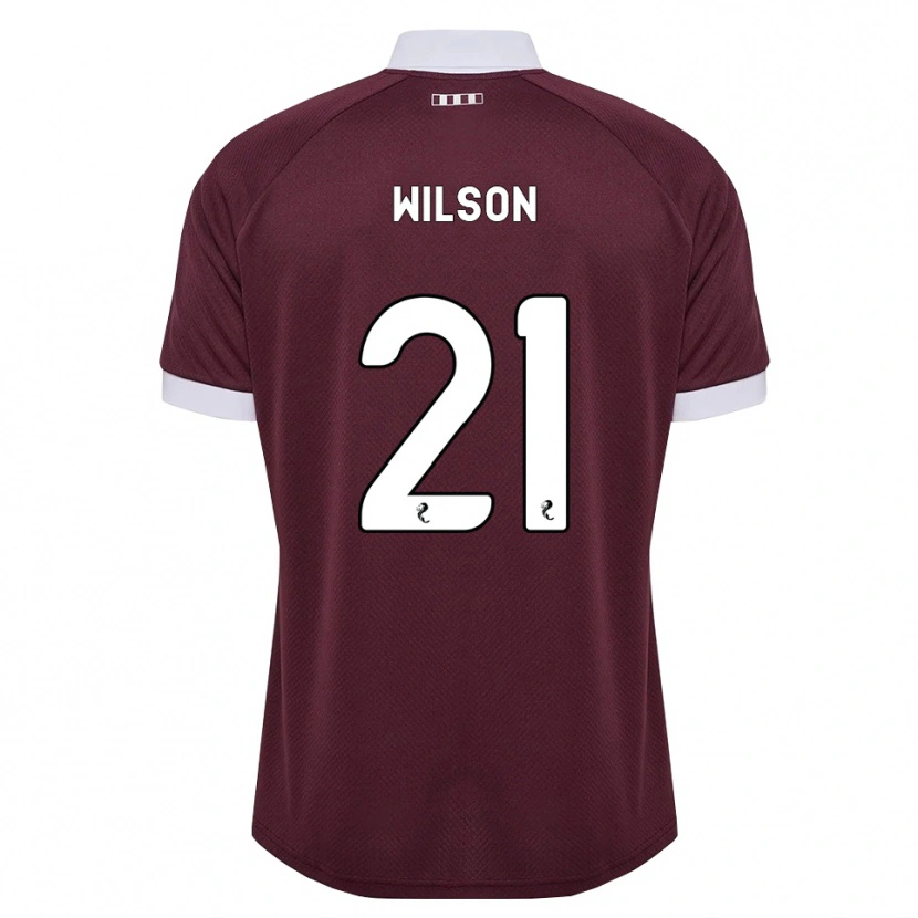 Danxen Herren James Wilson #21 Burgunder Weiß Heimtrikot Trikot 2026/27 T-Shirt Schweiz