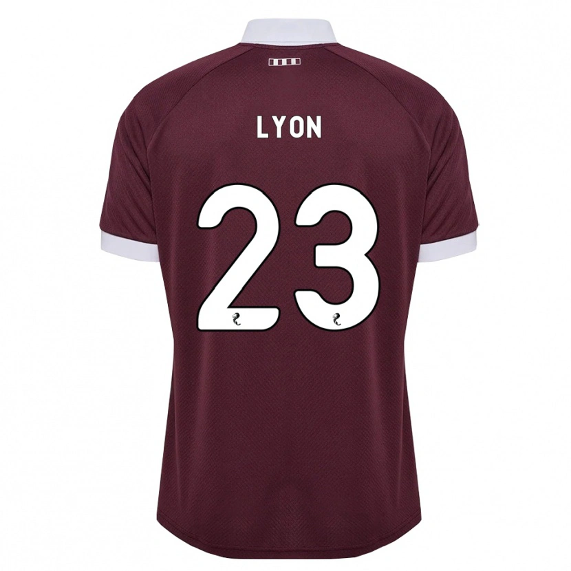 Danxen Herren Jack Lyon #23 Burgunder Weiß Heimtrikot Trikot 2026/27 T-Shirt Schweiz