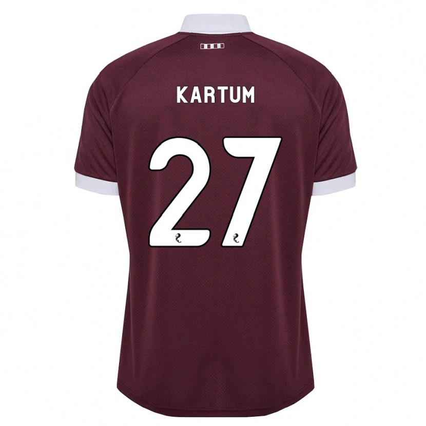 Danxen Herren Sander Kartum #27 Burgunder Weiß Heimtrikot Trikot 2026/27 T-Shirt Schweiz