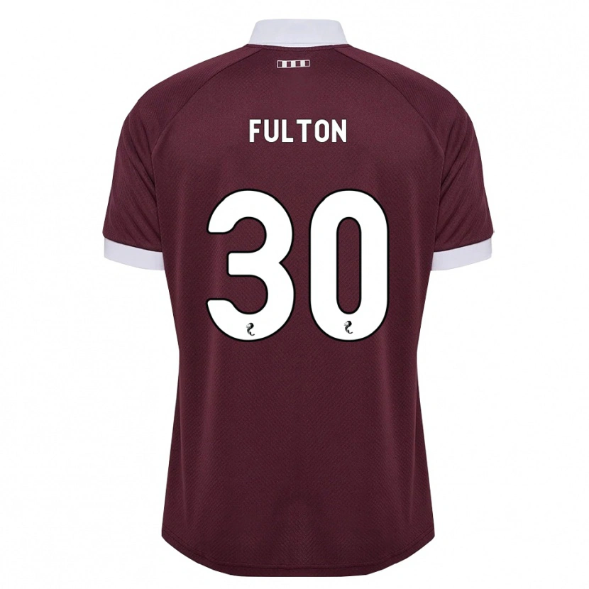Danxen Herren Ryan Fulton #30 Burgunder Weiß Heimtrikot Trikot 2026/27 T-Shirt Schweiz