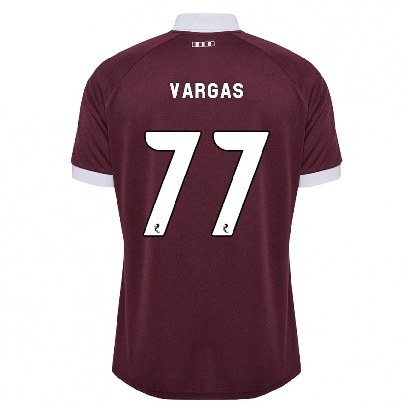 Danxen Herren Kenneth Vargas #77 Burgunder Weiß Heimtrikot Trikot 2026/27 T-Shirt Schweiz
