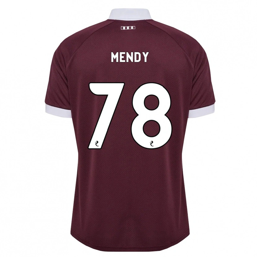 Danxen Herren Laurent Mendy #78 Burgunder Weiß Heimtrikot Trikot 2026/27 T-Shirt Schweiz