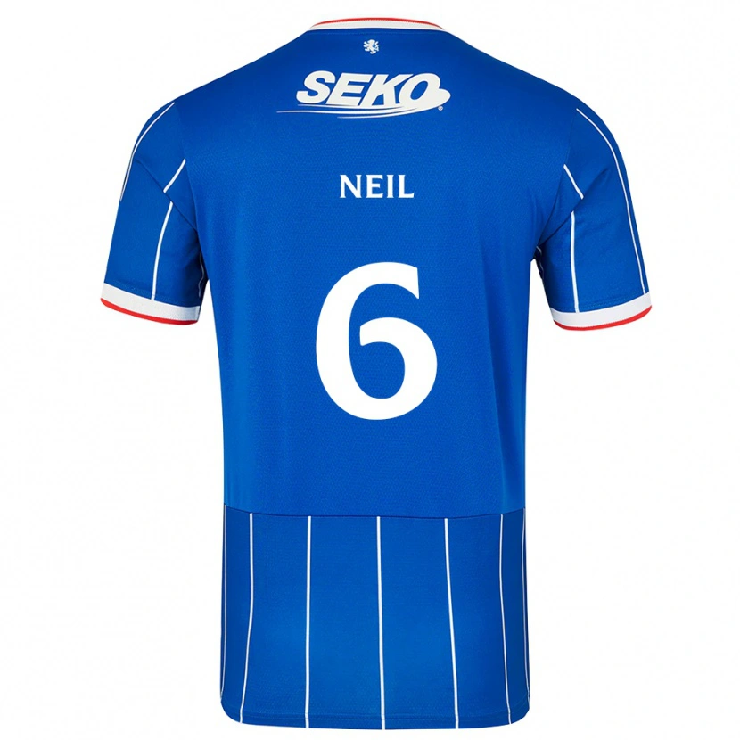 Danxen Herren Dan Neil #6 Rot Blau Weiß Heimtrikot Trikot 2026/27 T-Shirt Schweiz