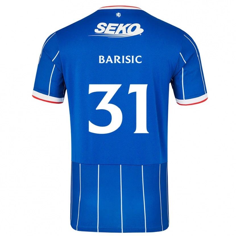 Danxen Herren Borna Barisic #31 Rot Blau Weiß Heimtrikot Trikot 2026/27 T-Shirt Schweiz