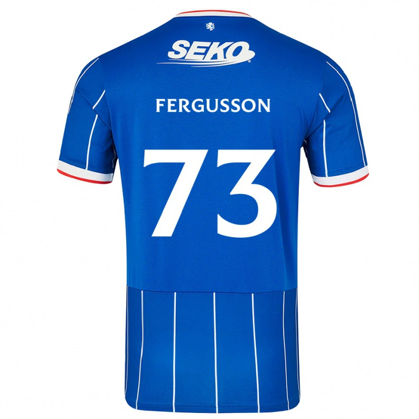Danxen Herren Coben Fergusson #73 Rot Blau Weiß Heimtrikot Trikot 2026/27 T-Shirt Schweiz