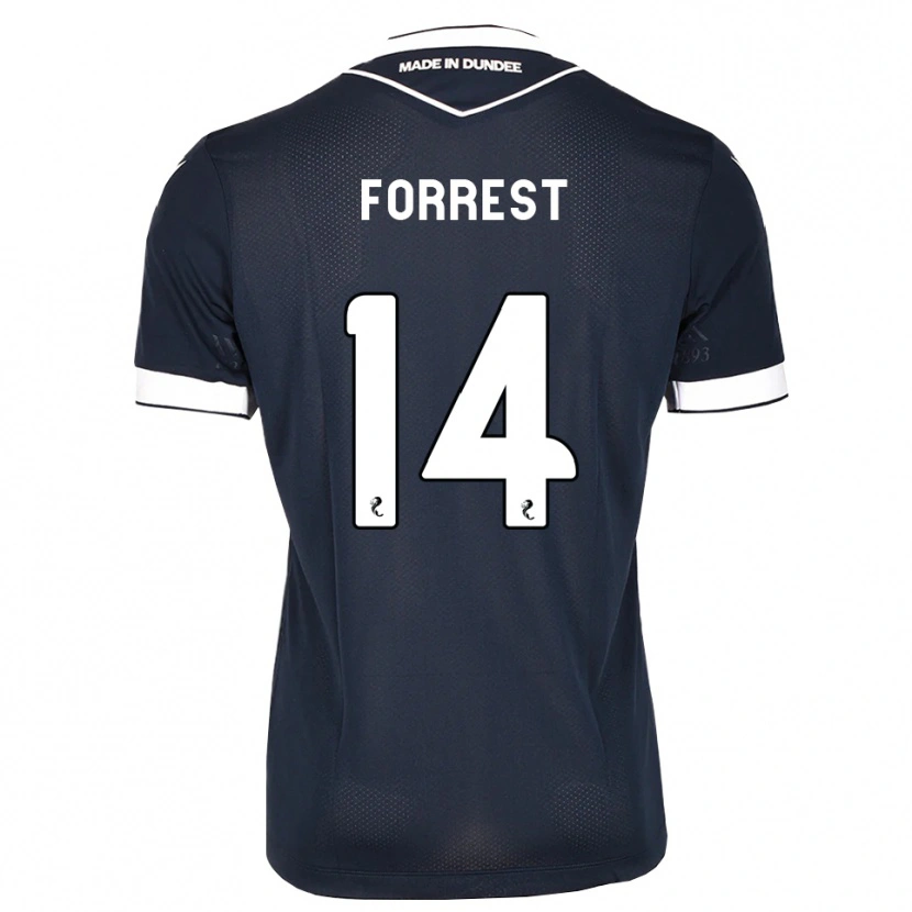 Danxen Herren Alan Forrest #14 Mitternachtsblau Weiß Heimtrikot Trikot 2026/27 T-Shirt Schweiz