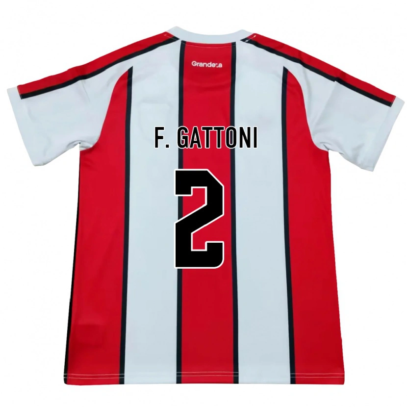 Danxen Herren Federico Gattoni #2 Weiß Rot Schwarz Auswärtstrikot Trikot 2026/27 T-Shirt Schweiz