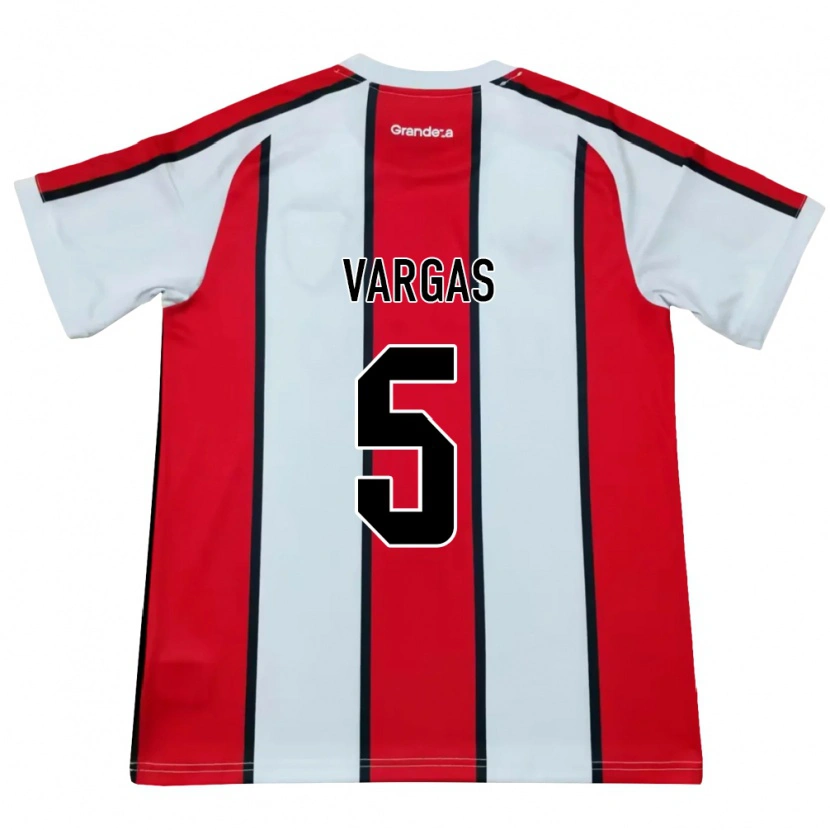 Danxen Herren Agustina Vargas #5 Weiß Rot Schwarz Auswärtstrikot Trikot 2026/27 T-Shirt Schweiz