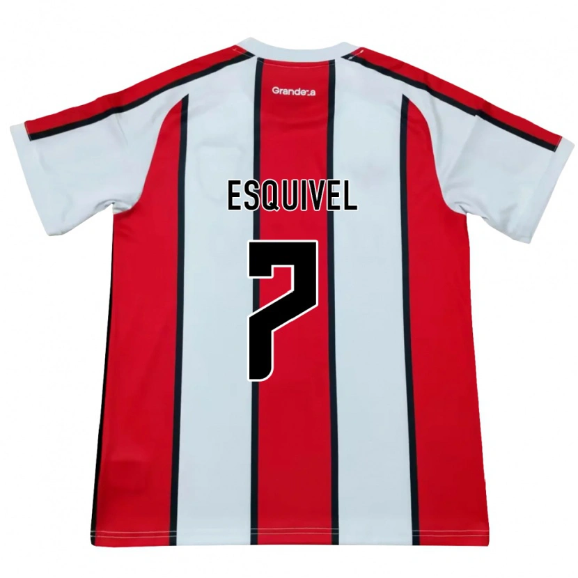 Danxen Herren Felipe Esquivel #7 Weiß Rot Schwarz Auswärtstrikot Trikot 2026/27 T-Shirt Schweiz