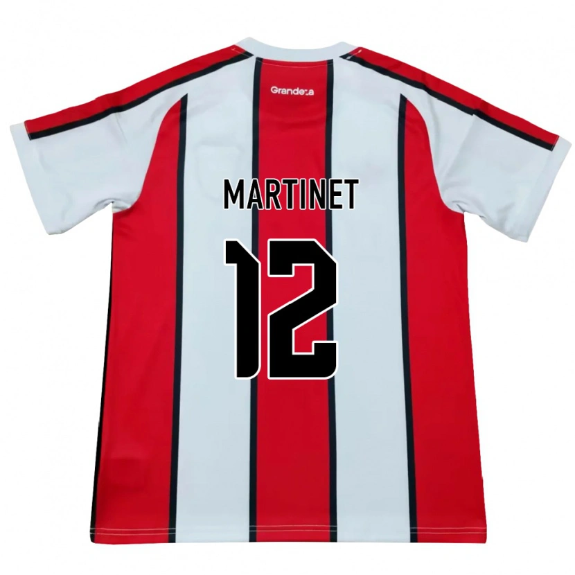 Danxen Herren Jeremías Martinet #12 Weiß Rot Schwarz Auswärtstrikot Trikot 2026/27 T-Shirt Schweiz