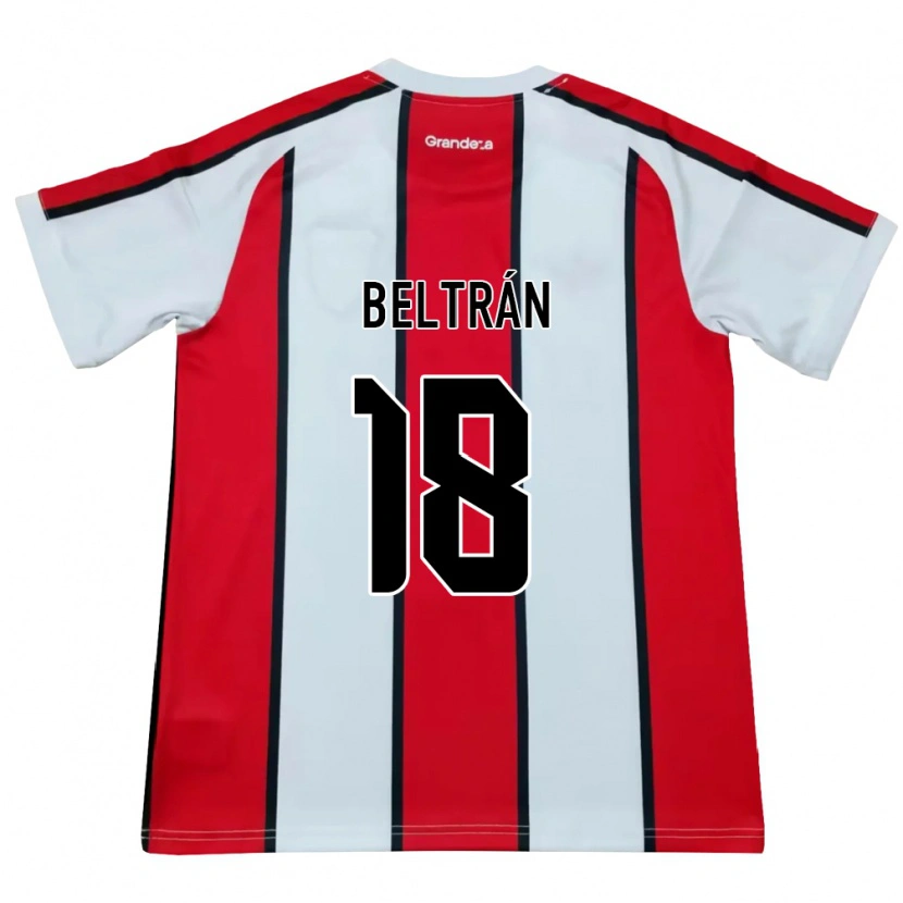 Danxen Herren Lucas Beltrán #18 Weiß Rot Schwarz Auswärtstrikot Trikot 2026/27 T-Shirt Schweiz