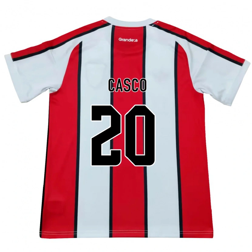 Danxen Herren Milton Casco #20 Weiß Rot Schwarz Auswärtstrikot Trikot 2026/27 T-Shirt Schweiz