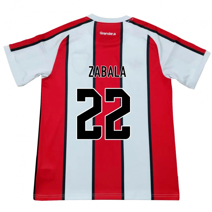 Danxen Herren Daniel Zabala #22 Weiß Rot Schwarz Auswärtstrikot Trikot 2026/27 T-Shirt Schweiz