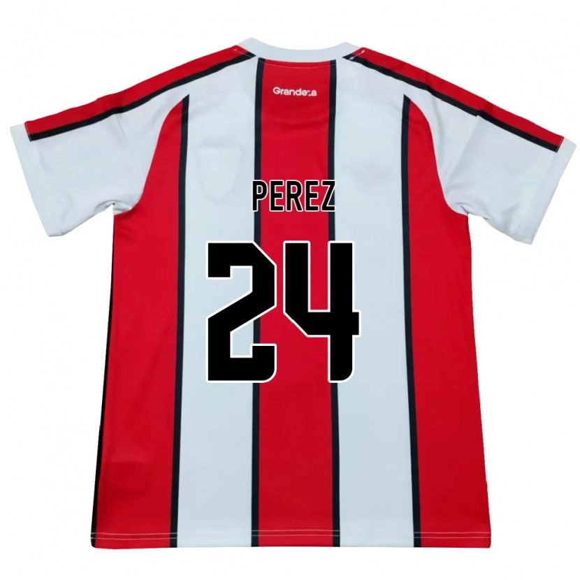 Danxen Herren Enzo Perez #24 Weiß Rot Schwarz Auswärtstrikot Trikot 2026/27 T-Shirt Schweiz