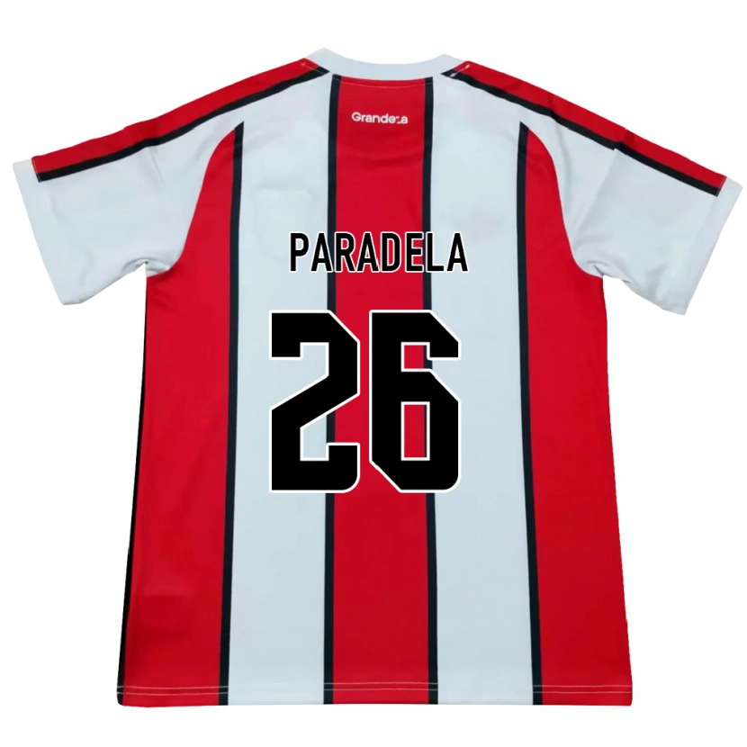 Danxen Herren Jose Paradela #26 Weiß Rot Schwarz Auswärtstrikot Trikot 2026/27 T-Shirt Schweiz